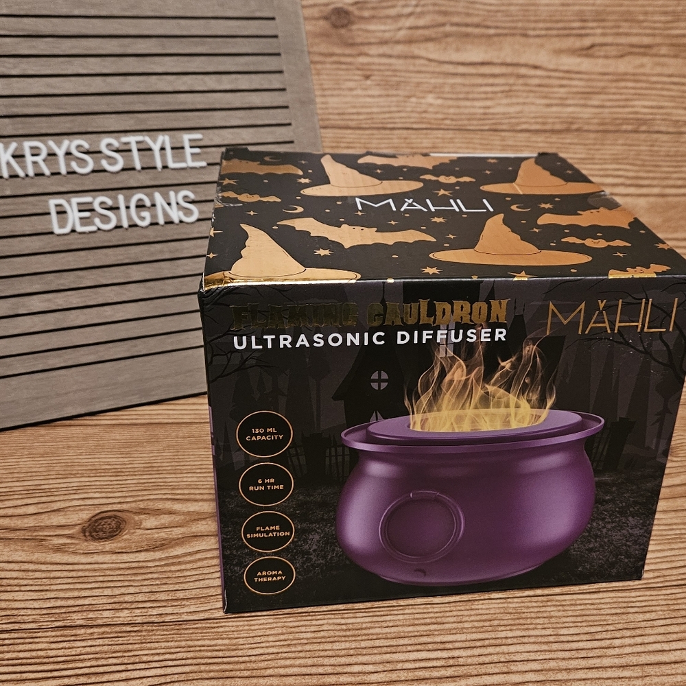Mahli Flaming caldron diffuser purple